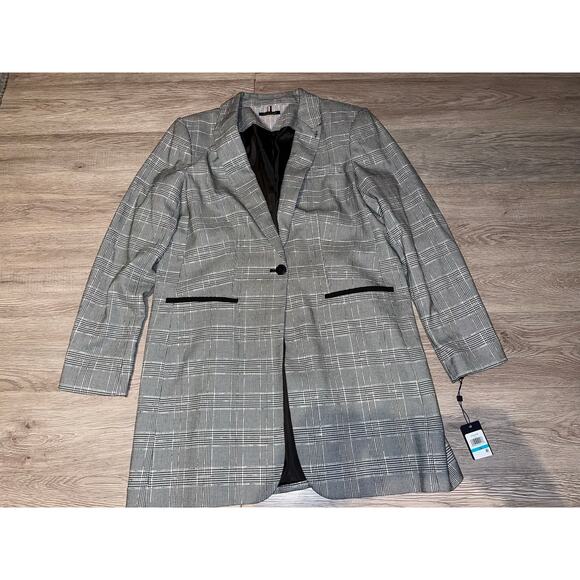 Tommy Hilfiger - Plaid One-Button Elbow-Patch Blazer/16/NWT - Picture 2 of 11